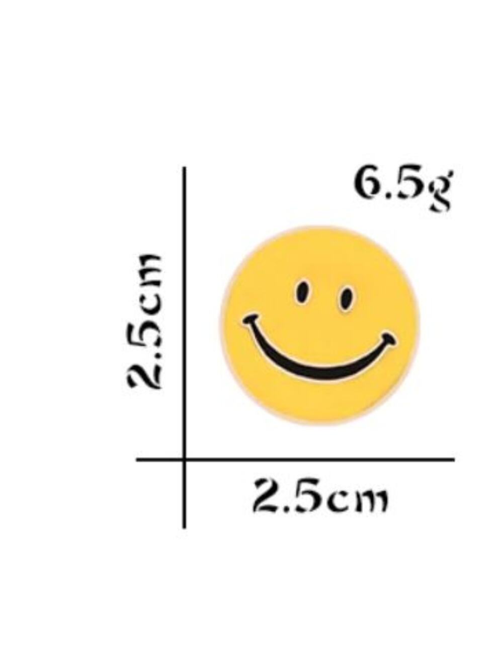 Smiling Face Emoji Pin Brooch